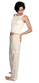 Linen Drawstring Cargo Pant