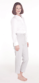 Stretch Twill Flood Pant